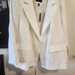 Eloquii White Blazer